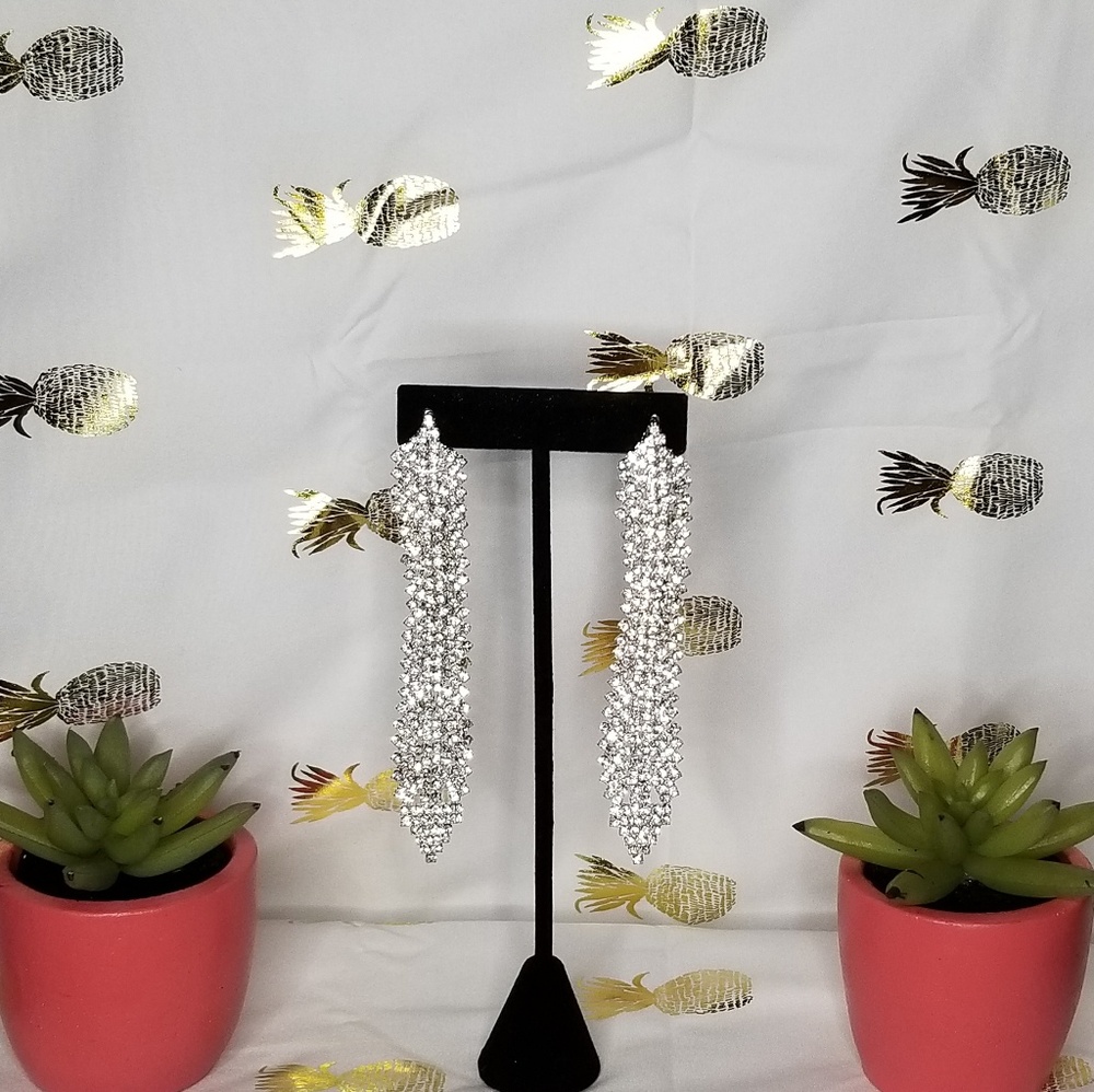 Rhinestone earrings